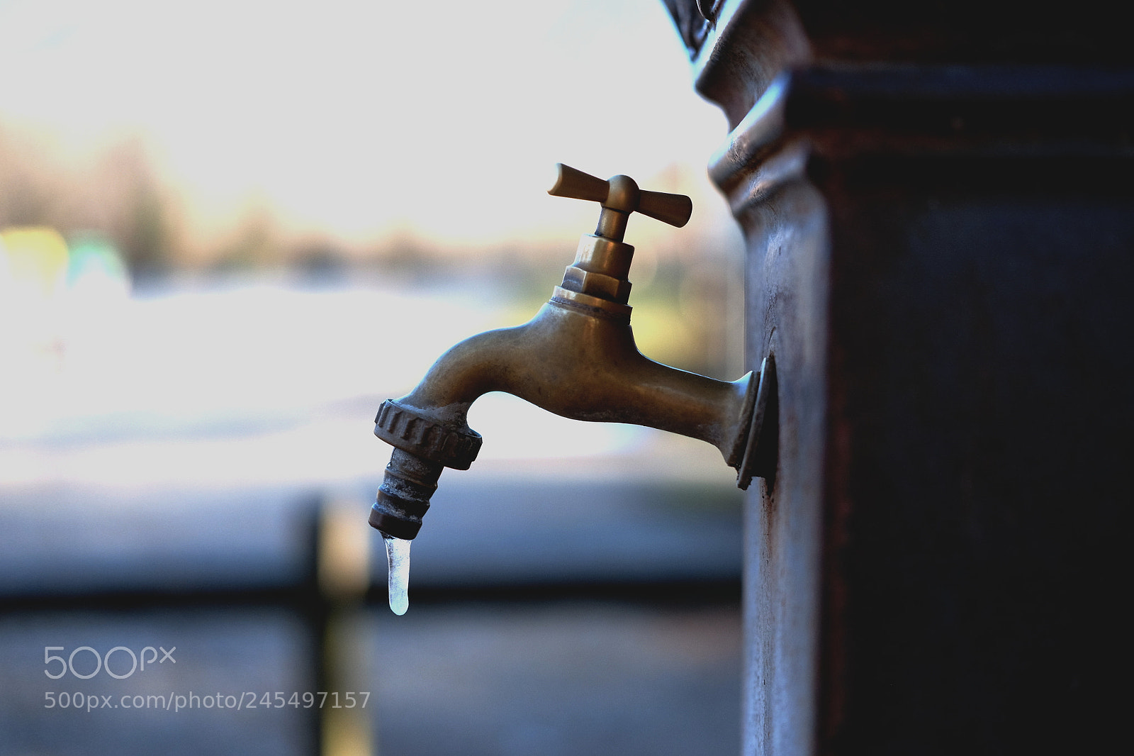 Fujifilm X-E2 sample photo. Fontanella ghiacciata photography