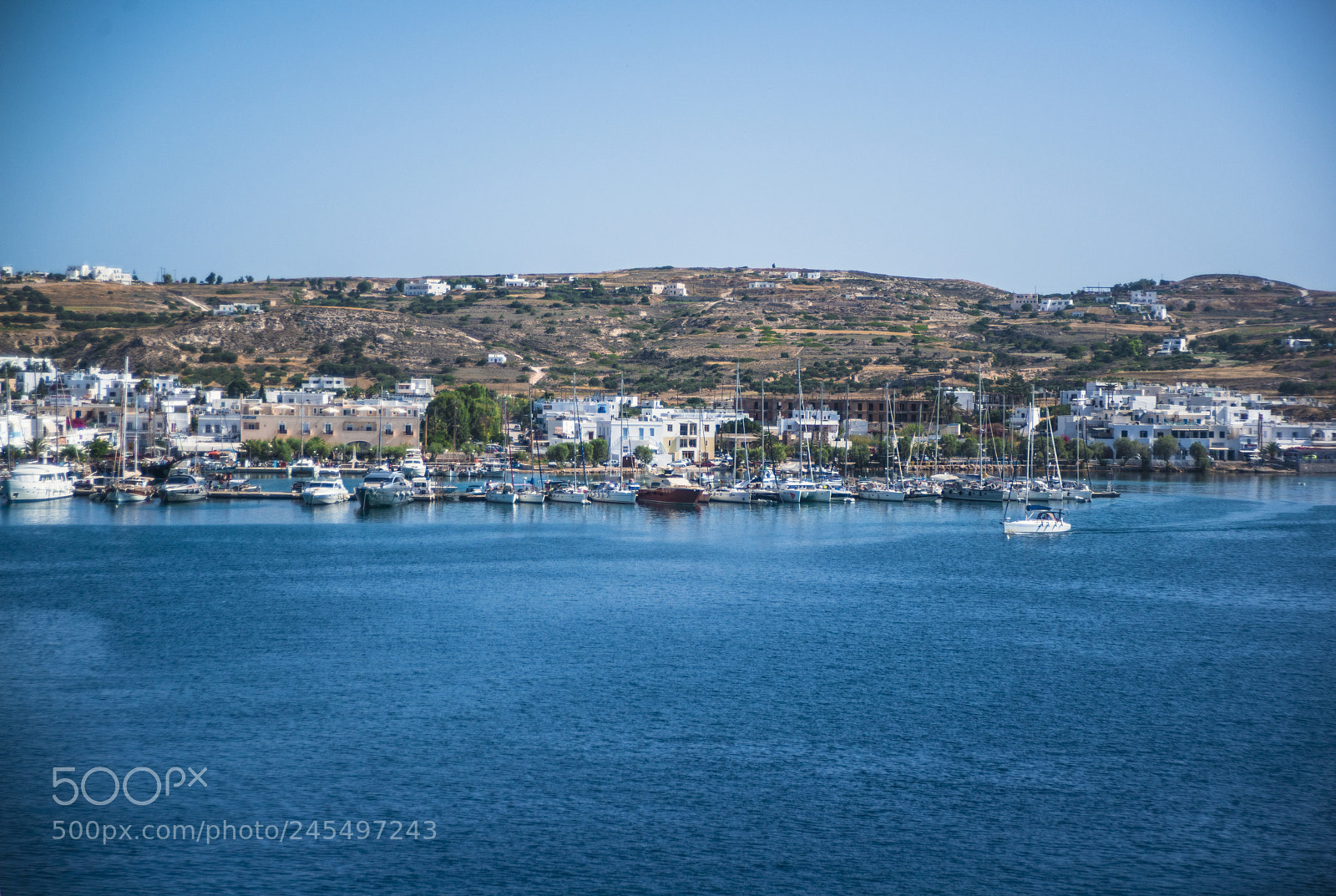Nikon D800 sample photo. Blue sea of milos photography