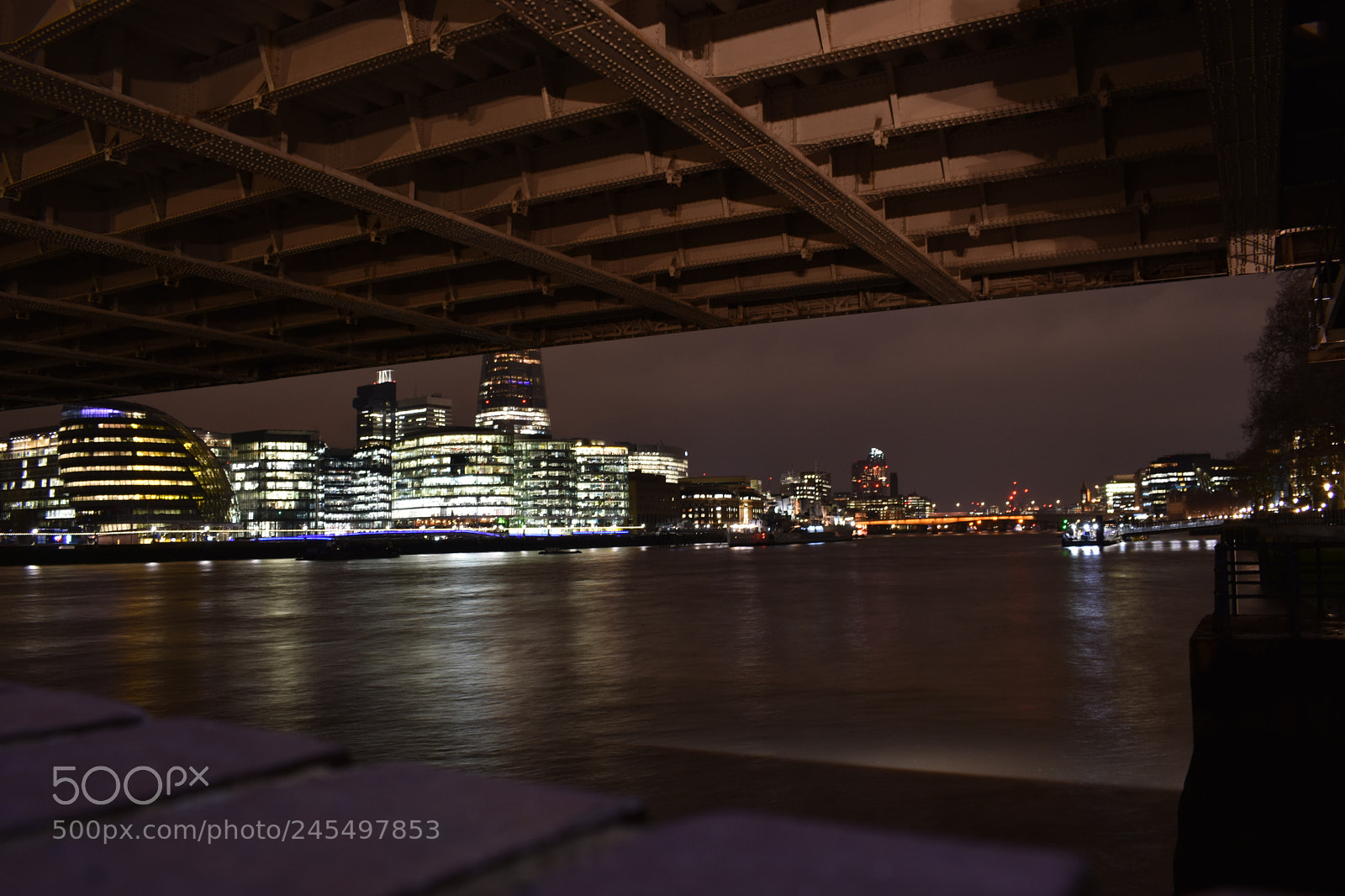 Nikon D3400 sample photo. The thames under tower photography