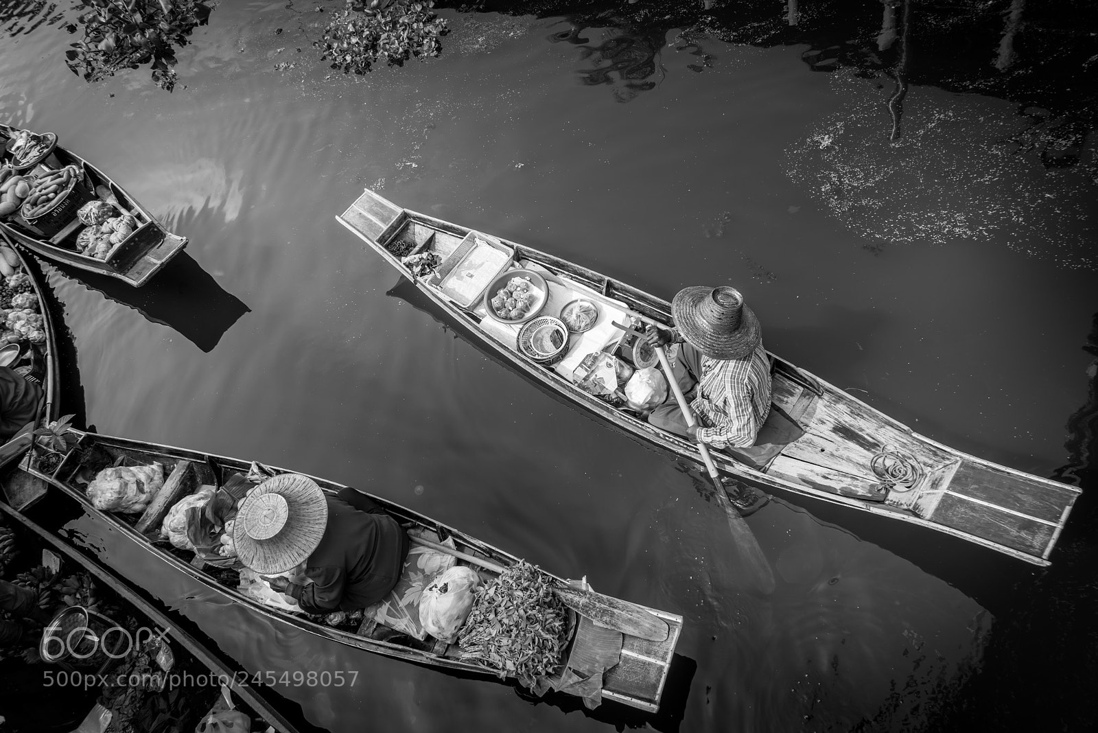 Sony a7R sample photo. Floating market photography