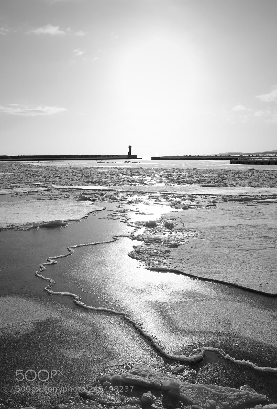 Nikon D5500 sample photo. オホーツクの流氷 photography