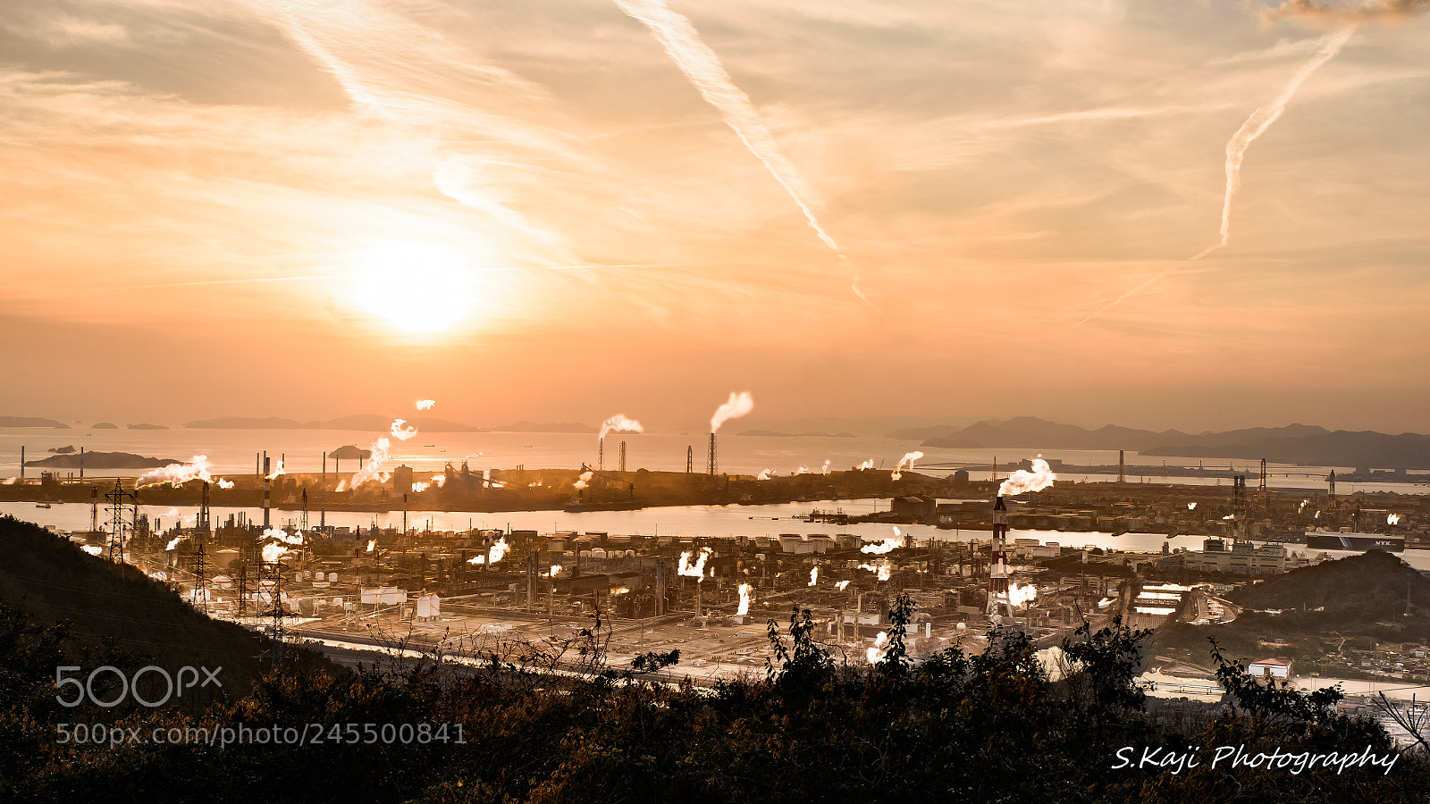 Nikon Df sample photo. Mizushima chemical complex 4 photography