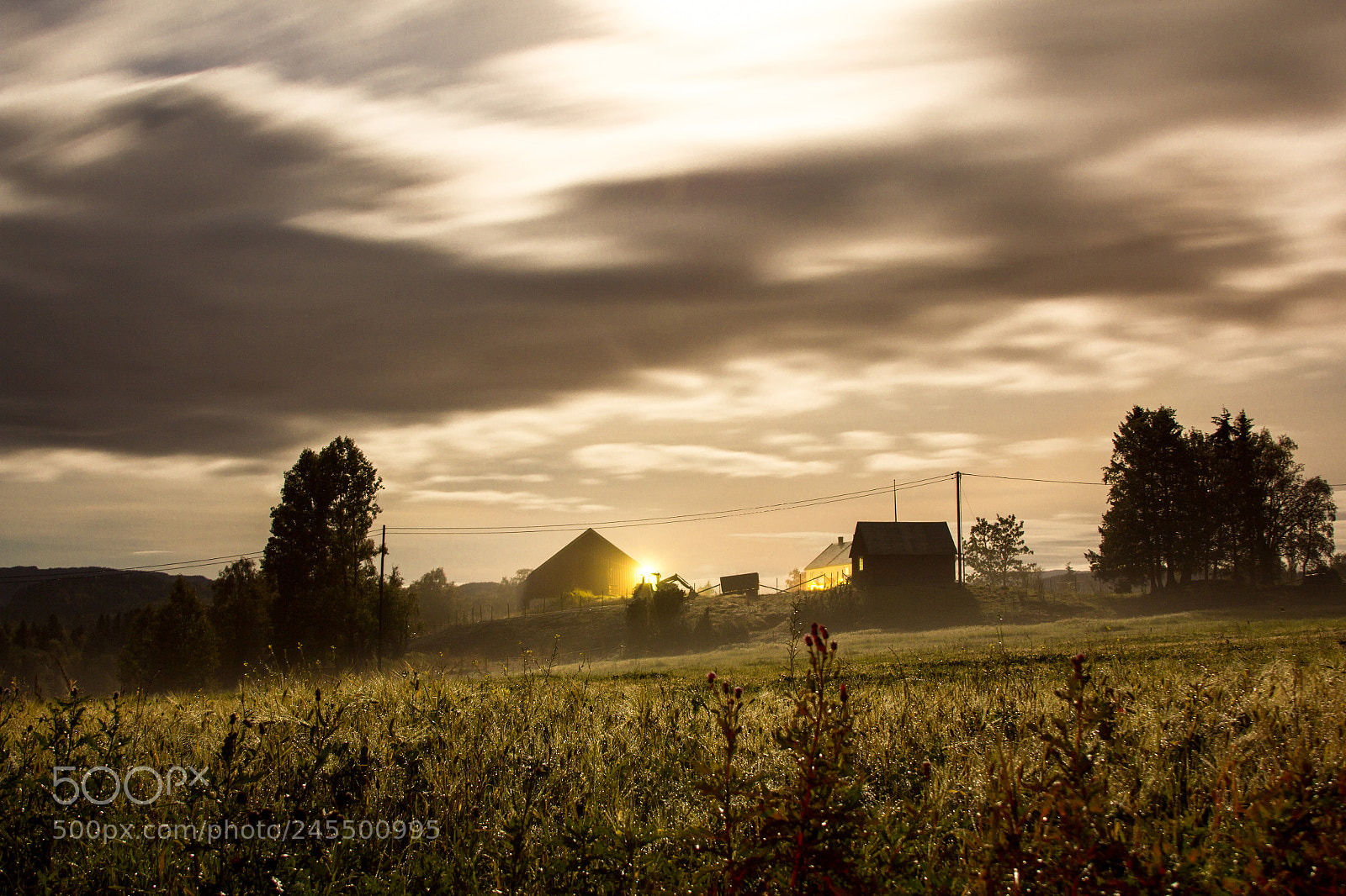Canon EOS 60D sample photo. Full moon farm photography