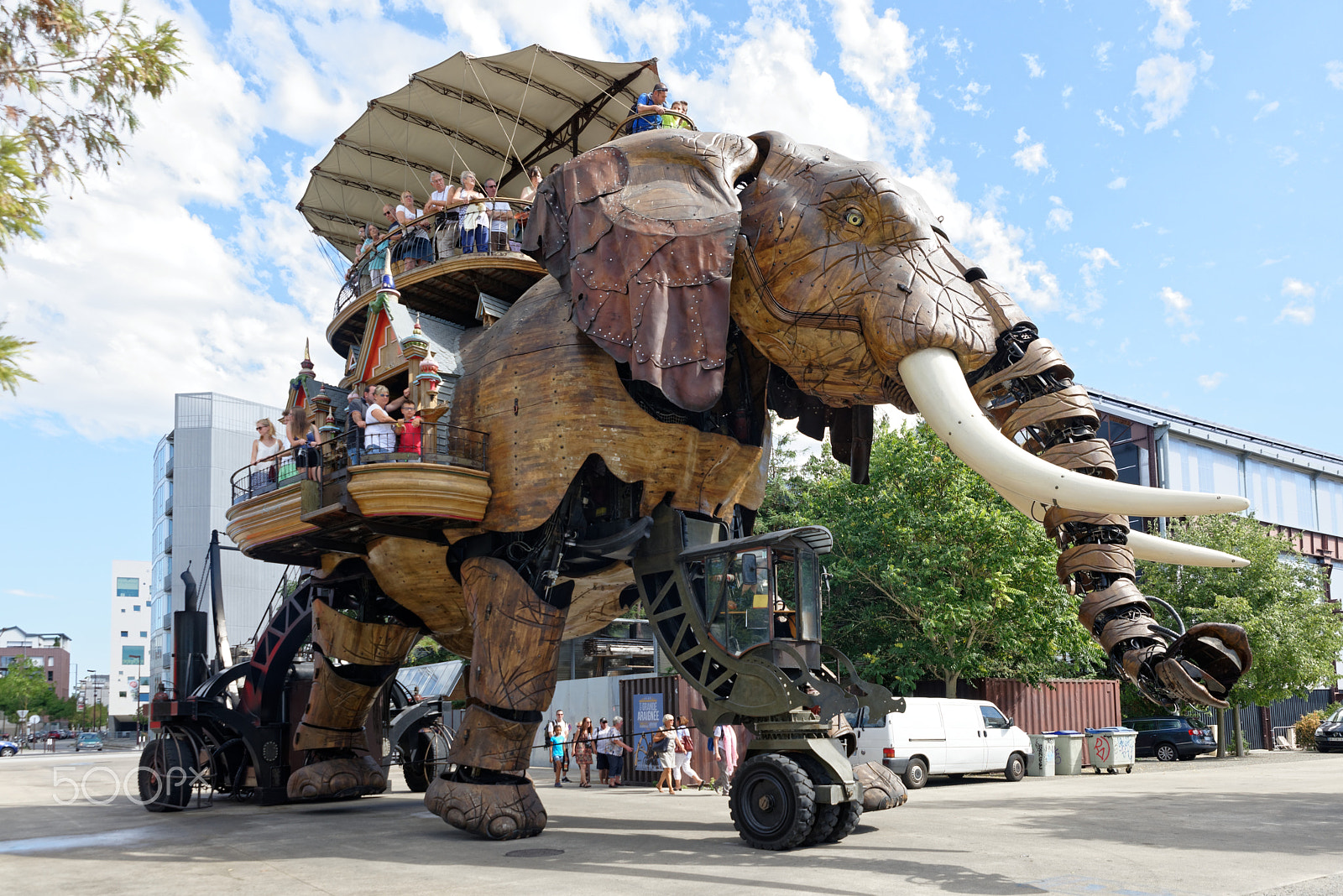 Nikon D810 + Tamron SP 24-70mm F2.8 Di VC USD sample photo. Nantes, les machines de lile de nantes, elephant photography