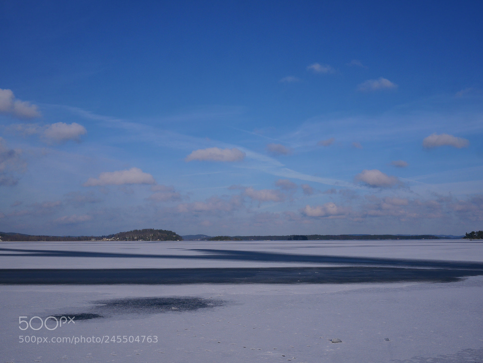 Panasonic Lumix DMC-GM1 sample photo. Winter lake photography