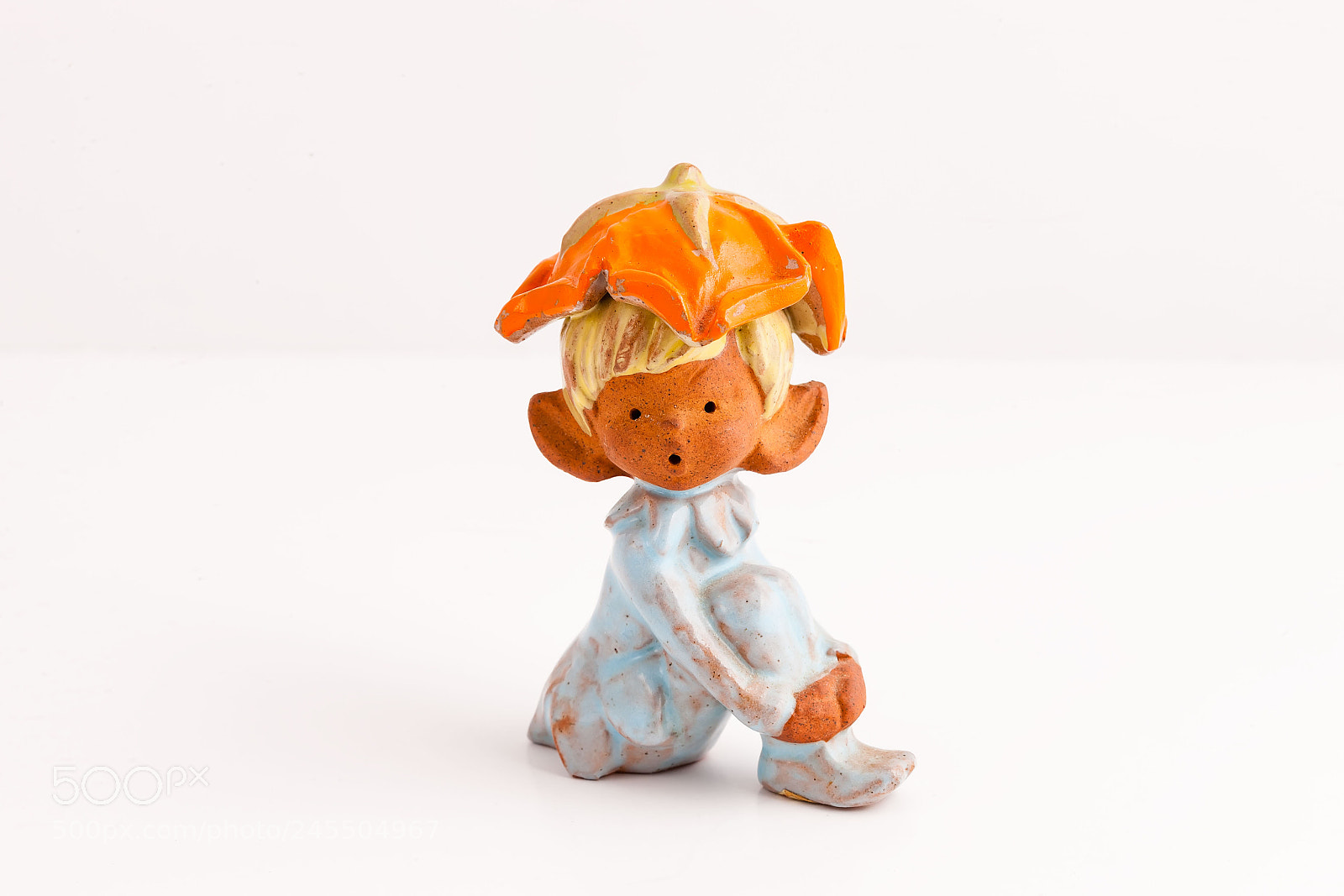 Canon EOS-1Ds Mark III sample photo. Handmade sitting elf figurine photography