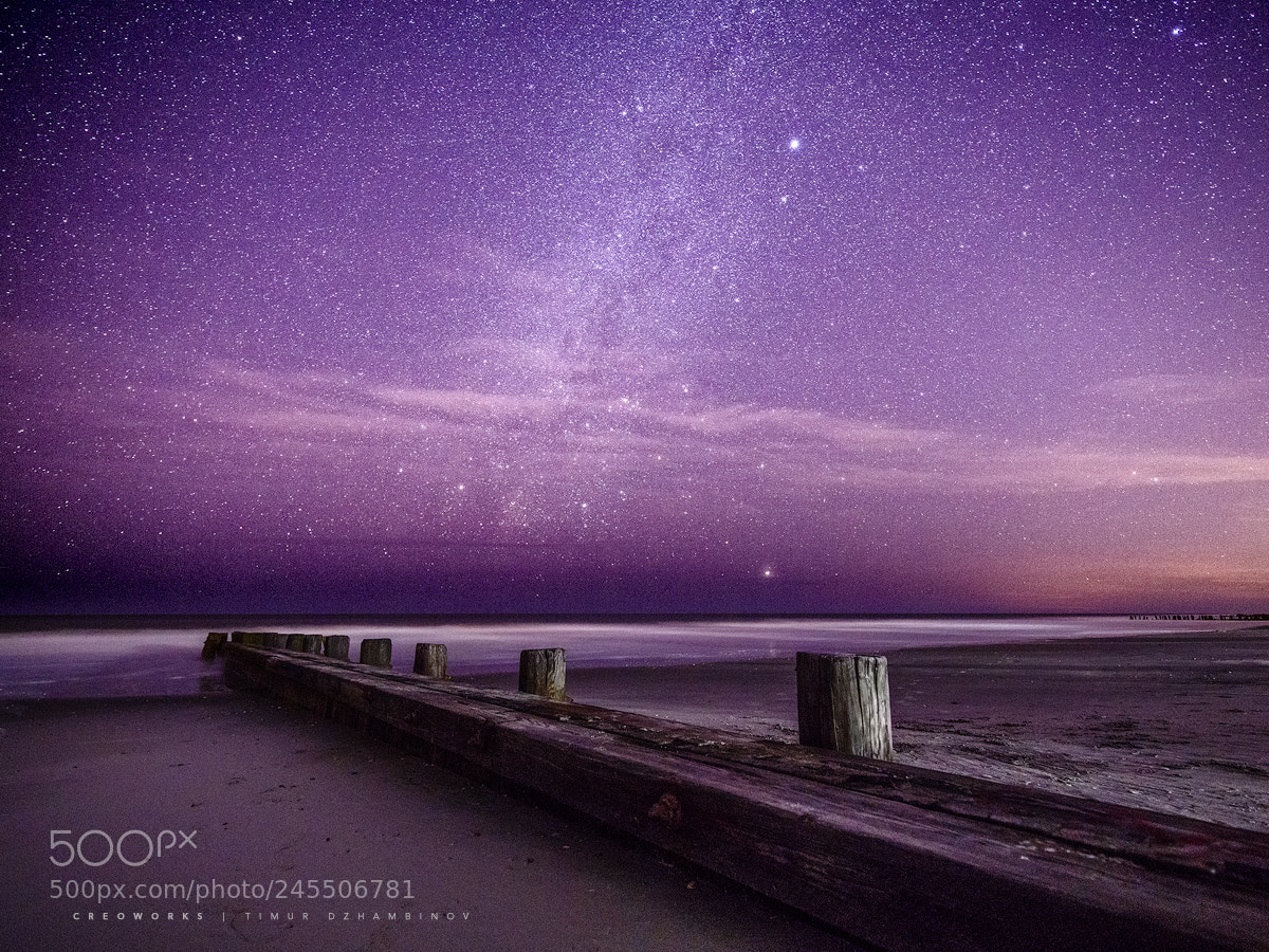 Pentax K-1 sample photo. Stars over folly beach photography