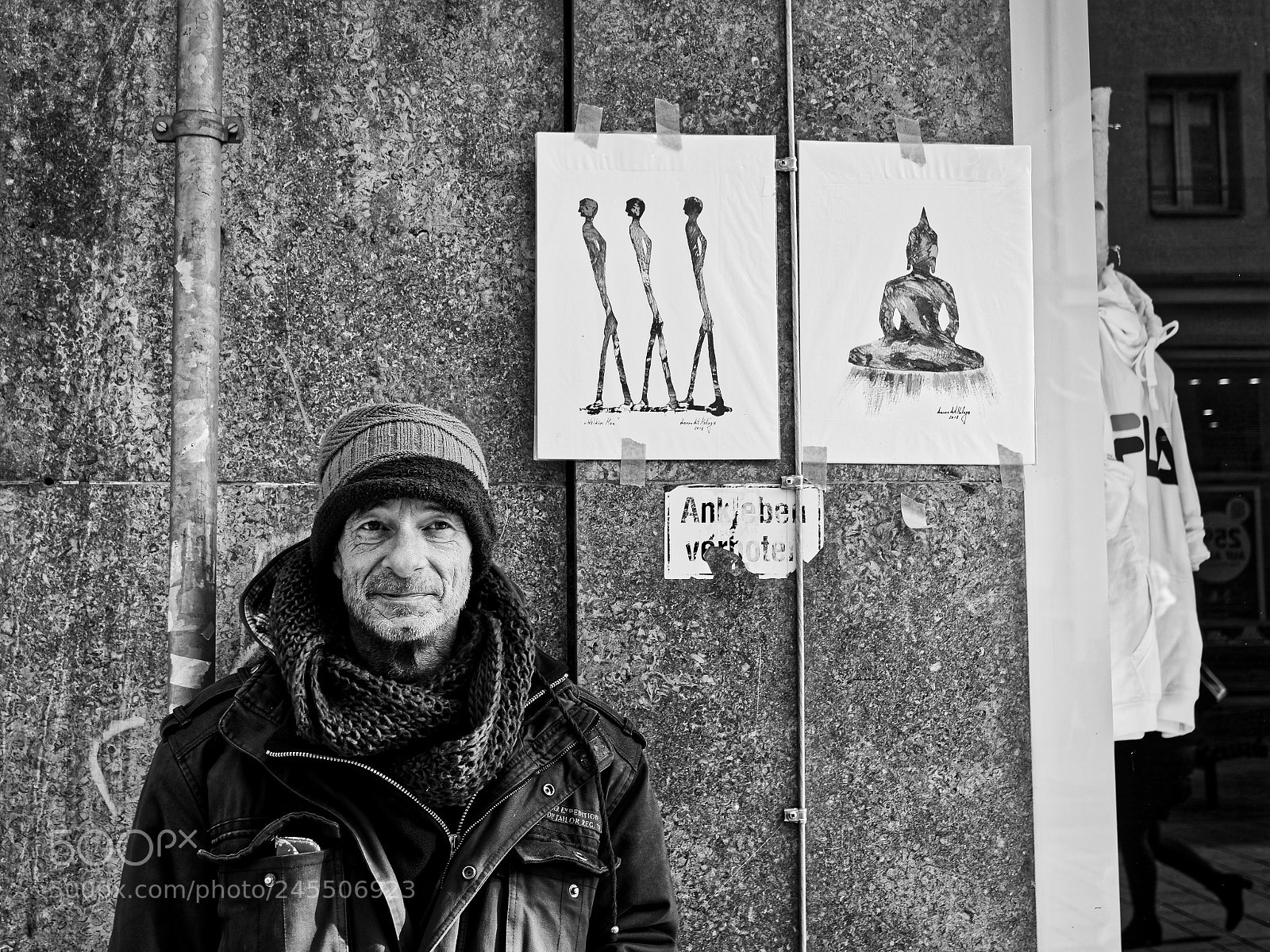 Panasonic Lumix DMC-GX8 sample photo. Portrait of a homeless photography