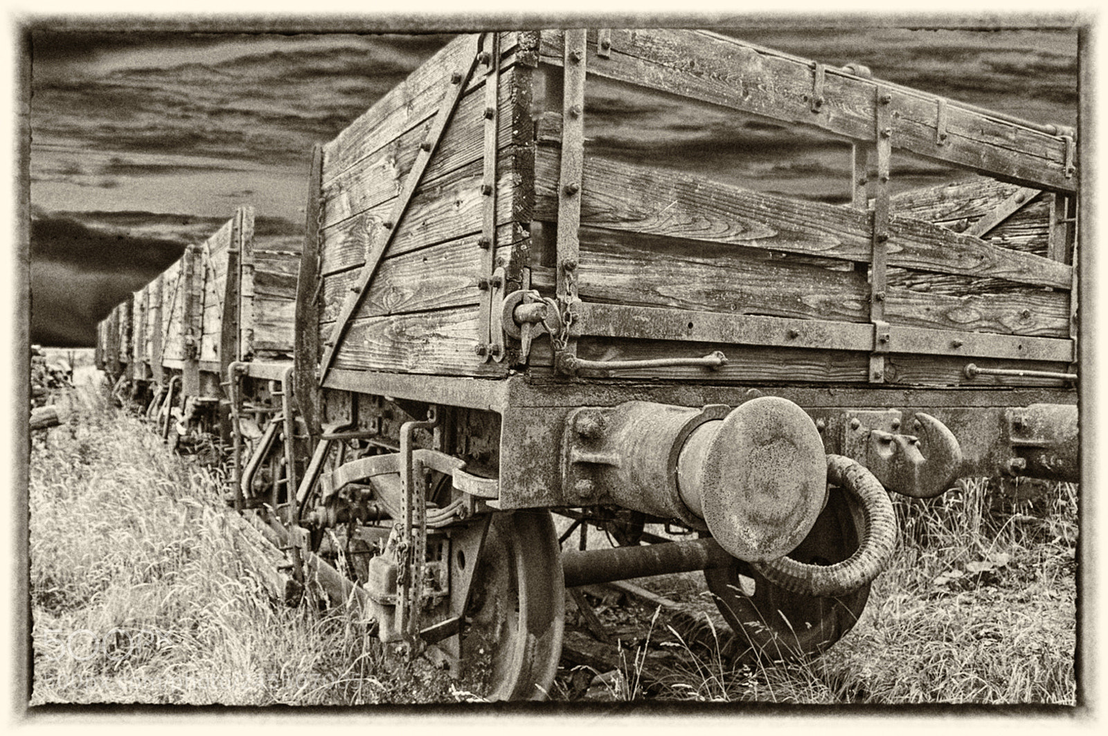 Nikon D300 sample photo. Ghost train photography