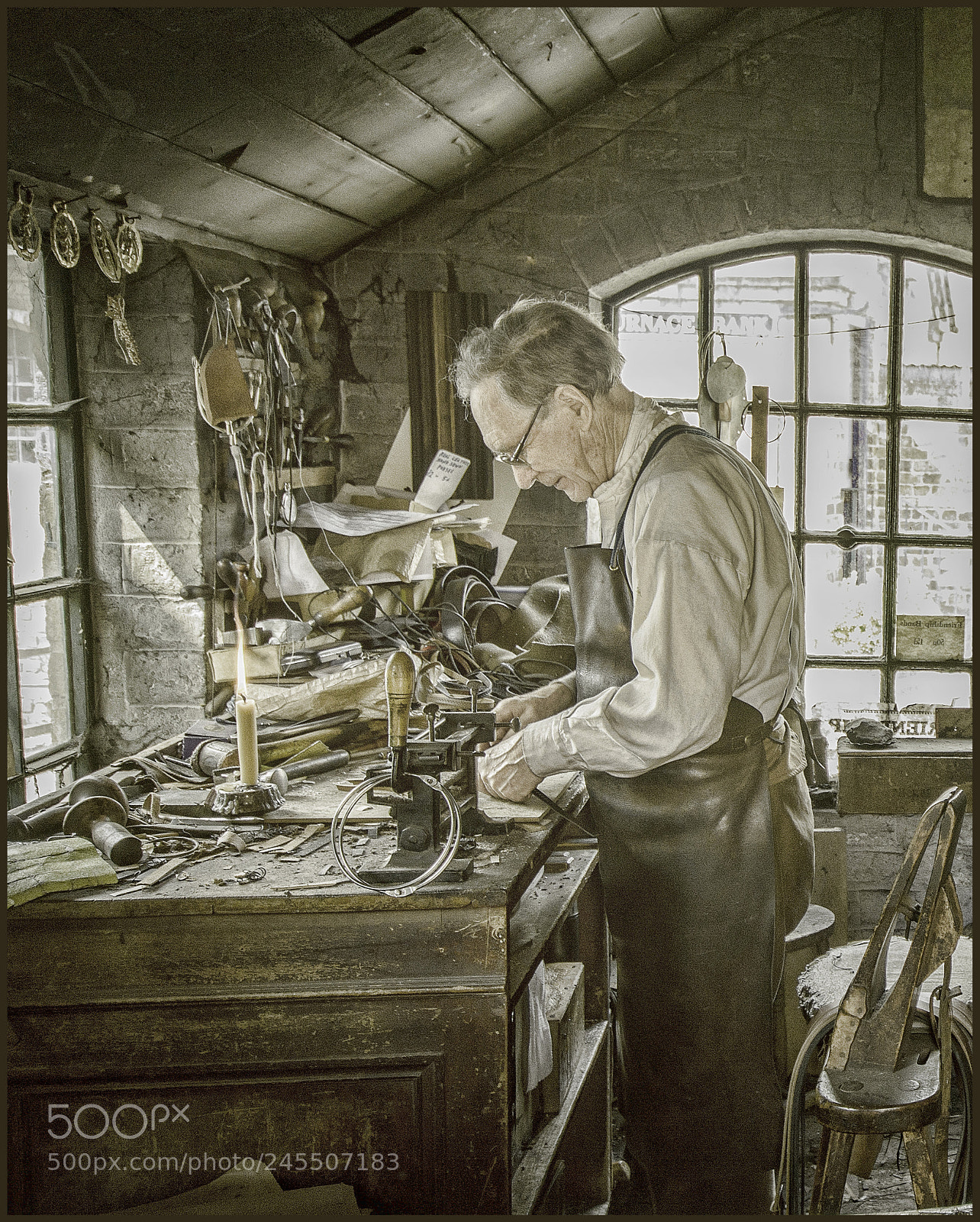 Nikon D7100 sample photo. Harness maker photography