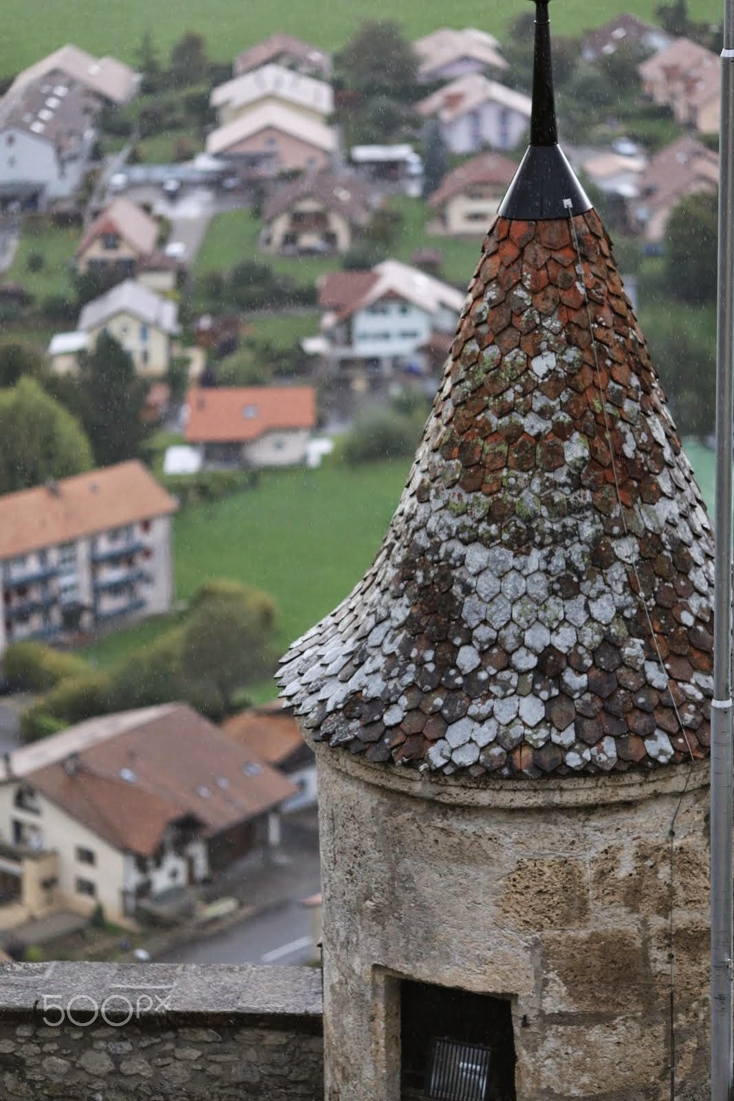 Canon EOS 6D + Canon EF 135mm F2L USM sample photo. Medieval roof photography