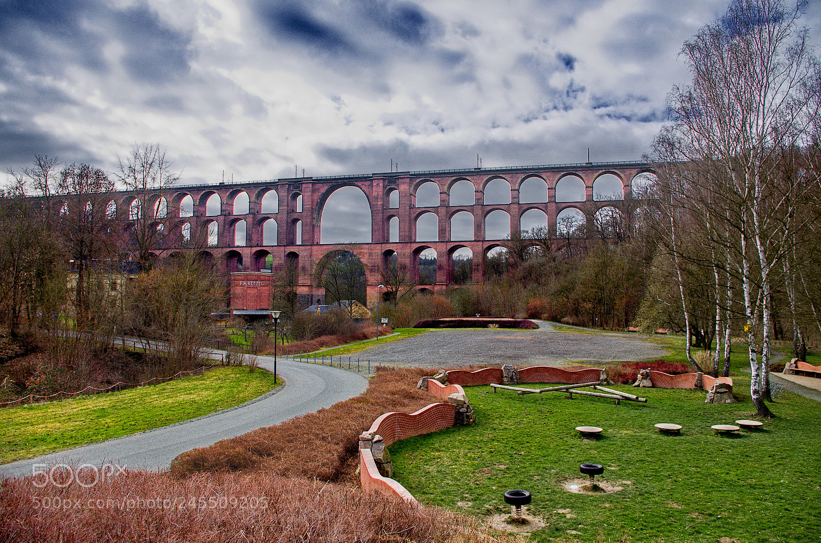 Pentax K-30 sample photo. The goltzschtal bridge photography