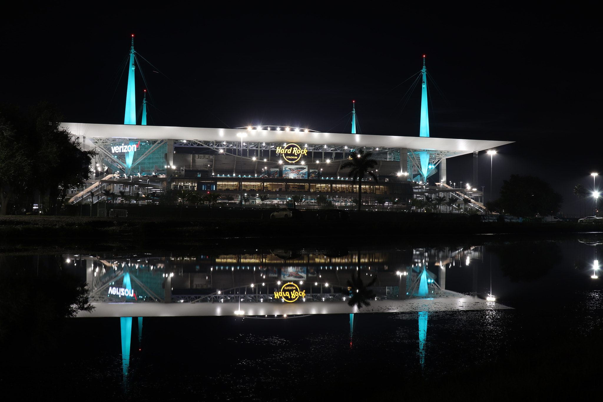 Canon EOS 200D (EOS Rebel SL2 / EOS Kiss X9) sample photo. Hard rock stadium photography