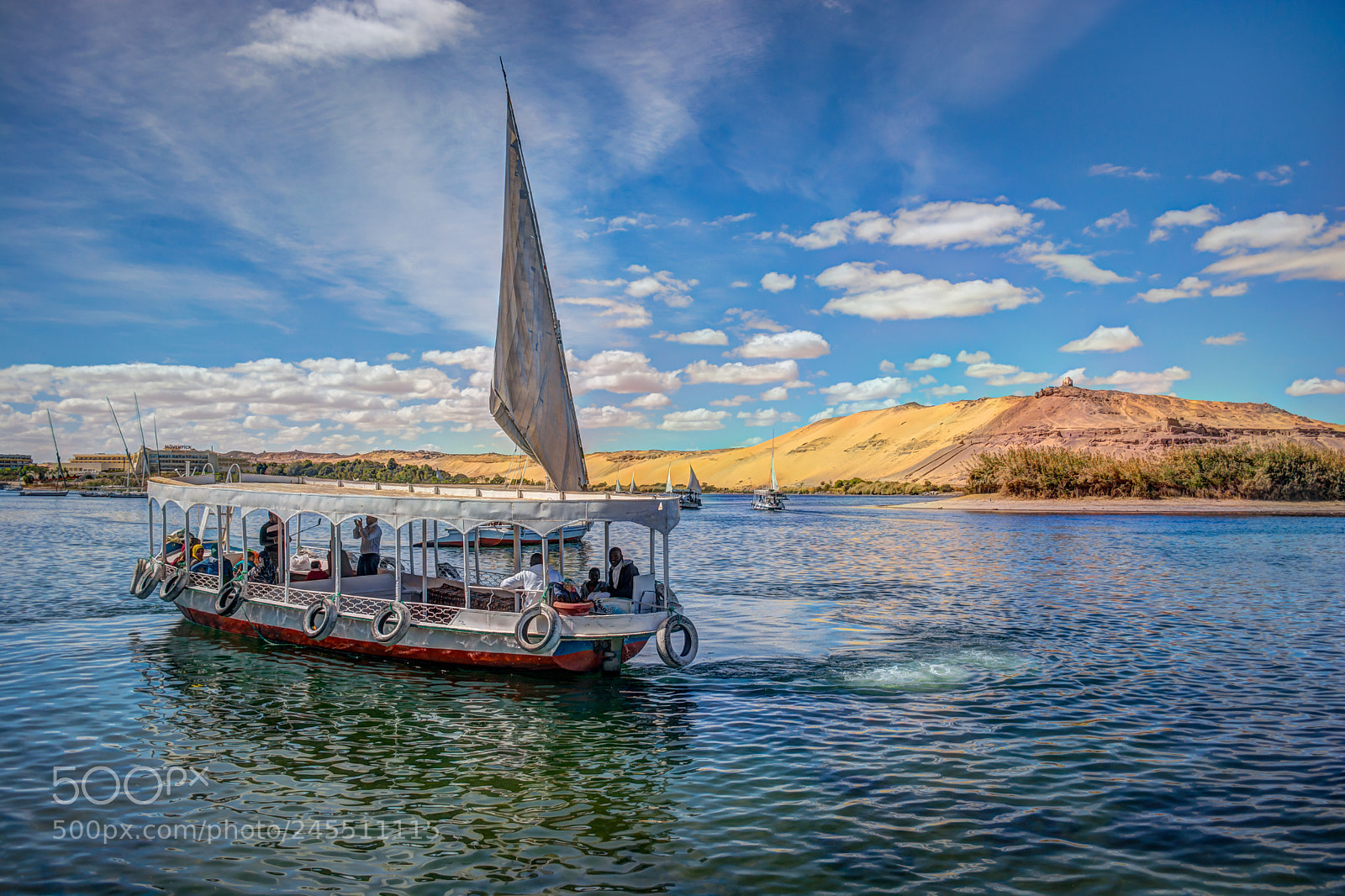 Nikon D5200 sample photo. The nile in aswan photography