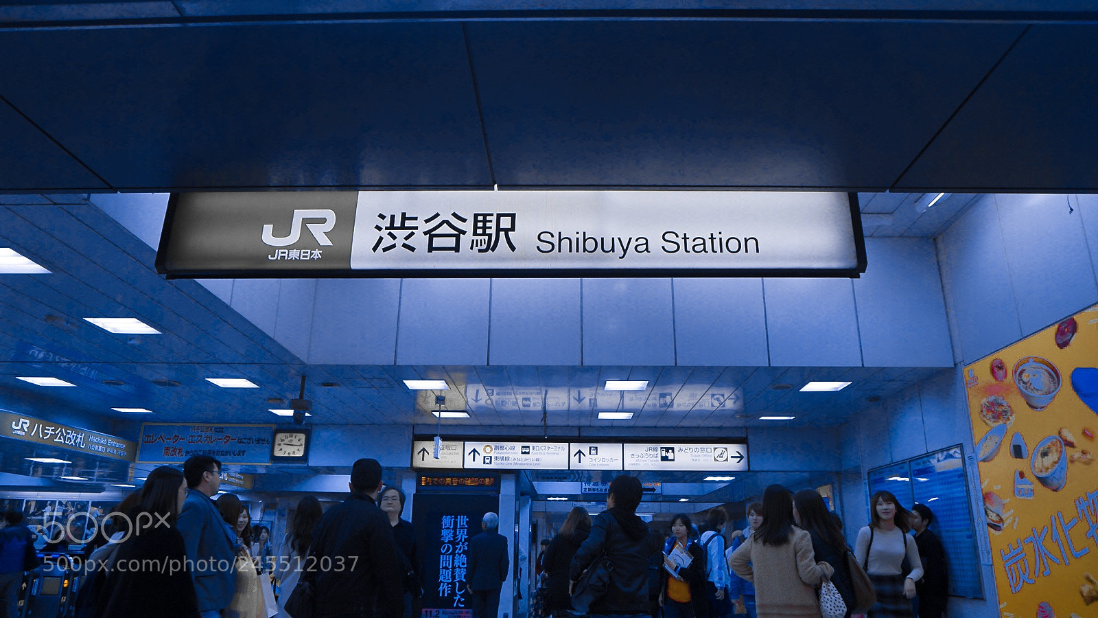 Sony Alpha a5000 (ILCE 5000) sample photo. Shibuya station photography