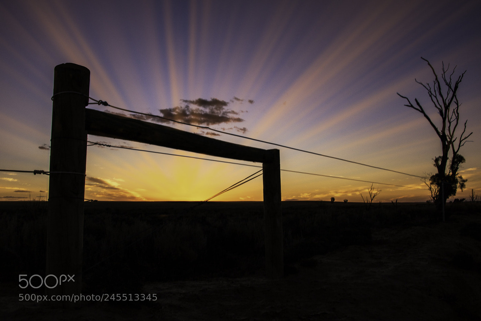 Canon EOS 760D (EOS Rebel T6s / EOS 8000D) sample photo. Sunset at lake tyrell photography