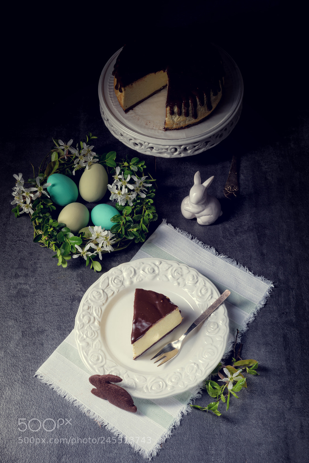 Nikon D810 sample photo. Spring cheese cake with photography