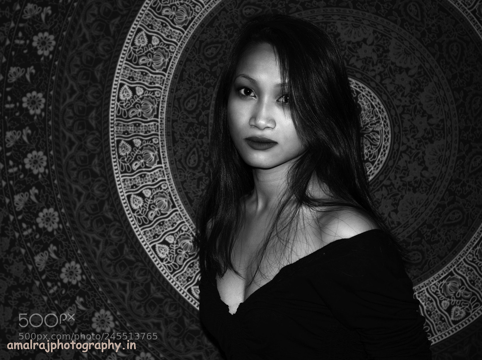 Nikon D610 sample photo. Black and white portrait photography
