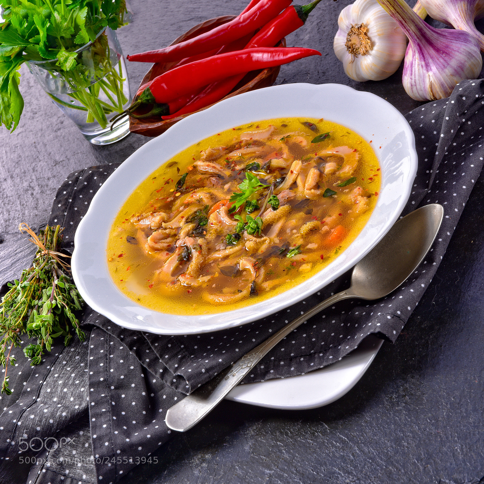 Nikon D810 sample photo. Tasty polish flaczki photography