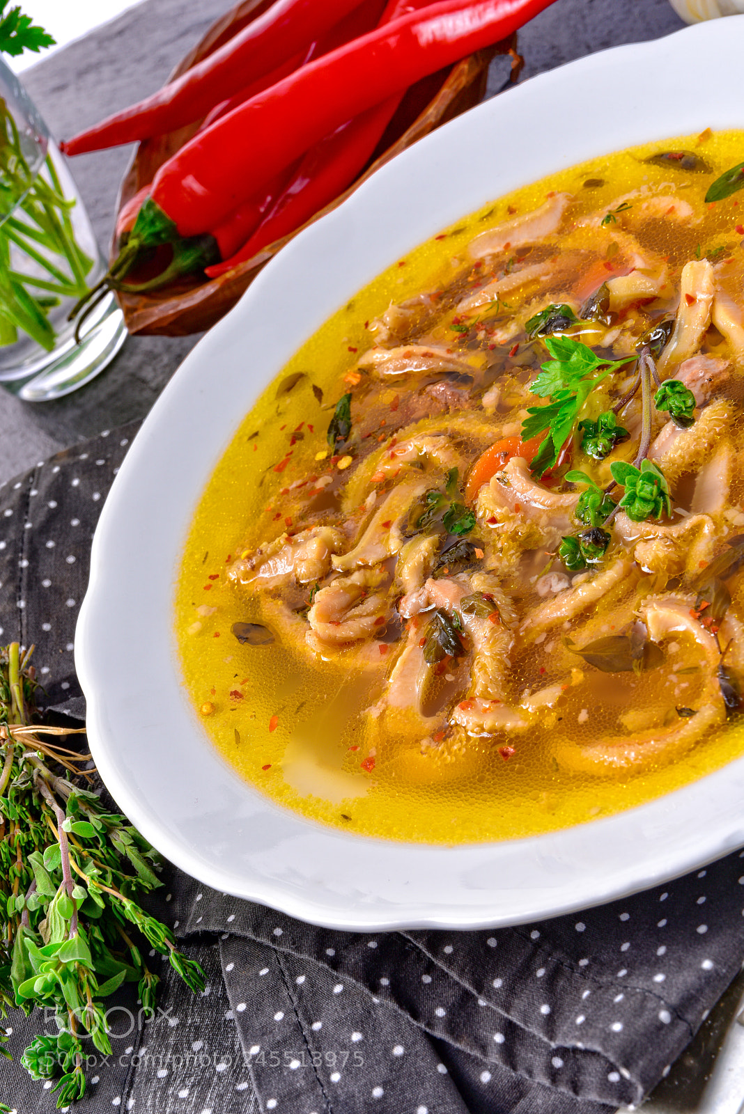 Nikon D810 sample photo. Tasty polish flaczki photography