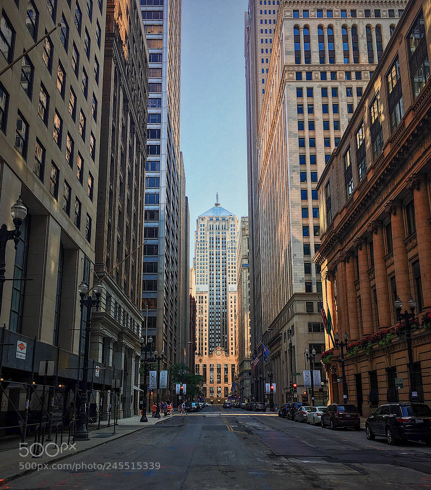 Apple iPhone 6s Plus sample photo. Lasalle street, chicago photography