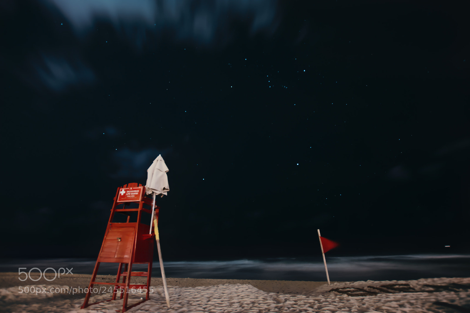 Nikon D7200 sample photo. Beach le clouds night photography