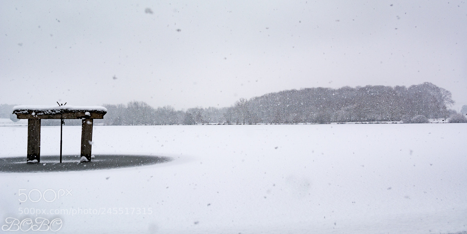 Nikon D7100 sample photo. étang sous la neige photography