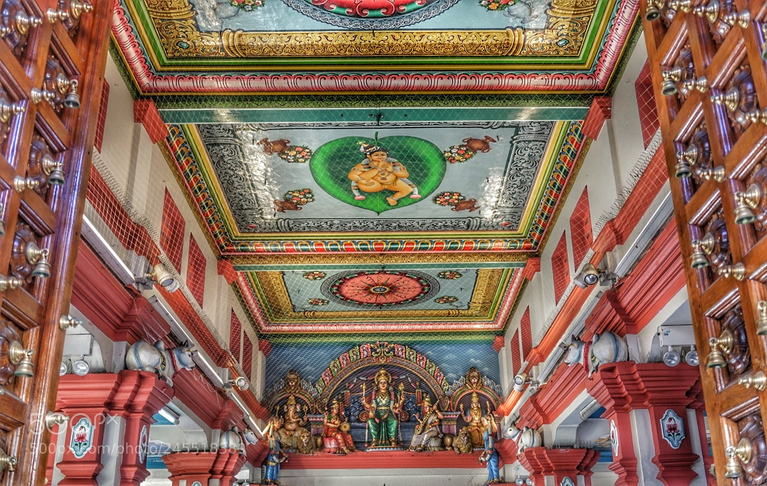 Sony a7R II sample photo. Indian temple interior photography