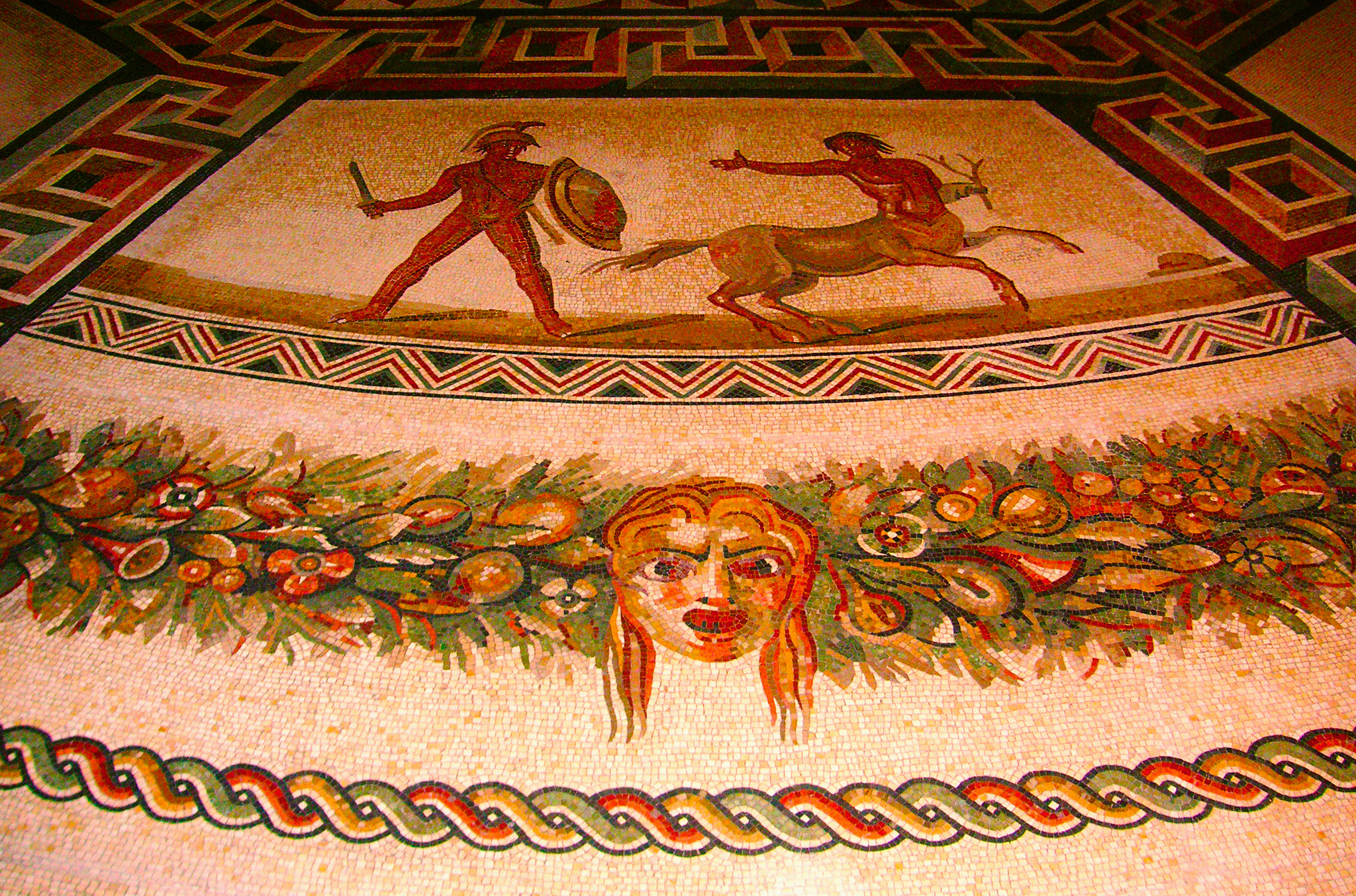 KONICA MINOLTA DiMAGE X50 sample photo. Mosaico delle terme di otricoli. el vaticano photography