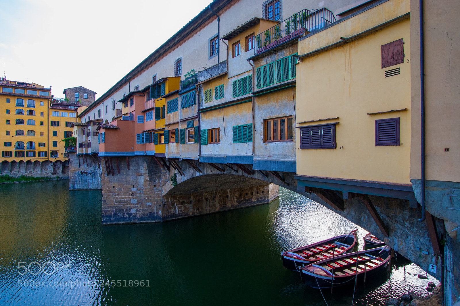 Canon EOS 20D sample photo. Ponte vecchio bridge photography
