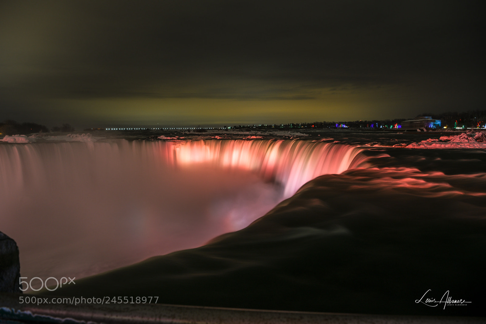 Nikon D850 sample photo. Niagara falls at night photography