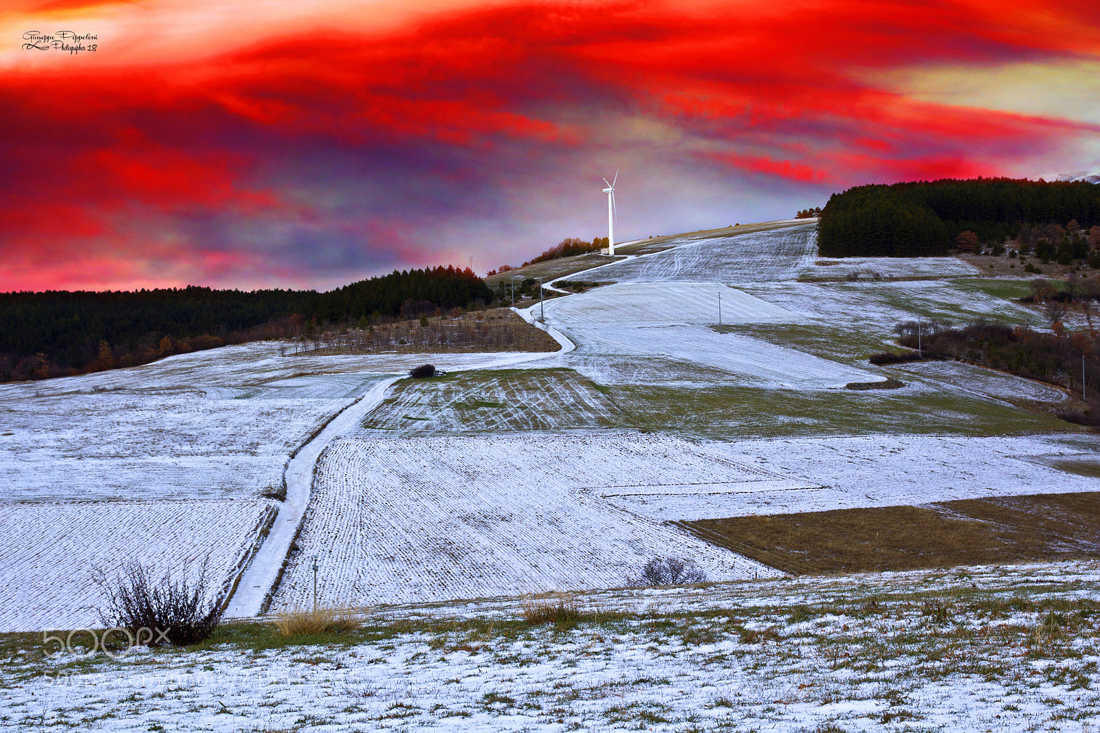 Canon EOS 60D sample photo. Red sunset photography