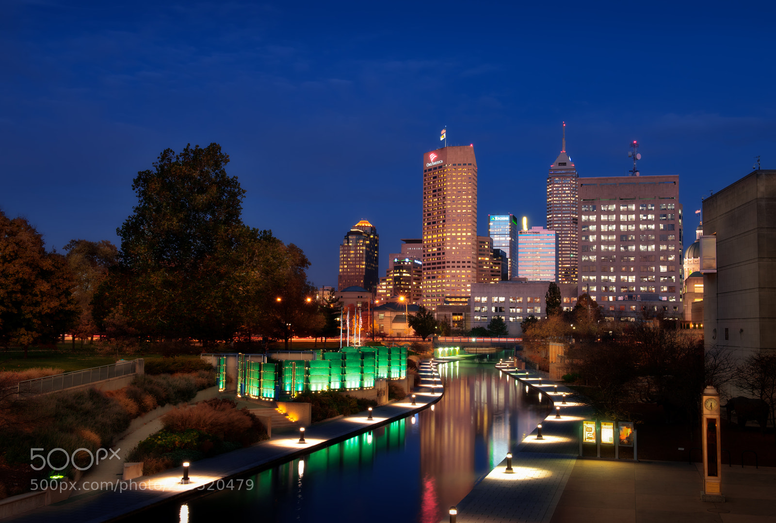 Nikon D810 sample photo. Indianapolis skyline photography