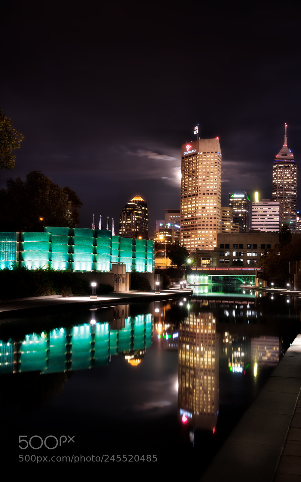 Nikon D810 sample photo. Indianapolis skyline photography