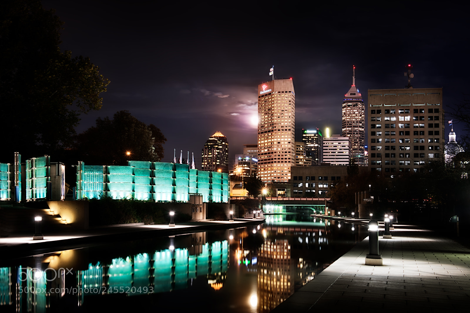 Nikon D810 sample photo. Indianapolis skyline photography