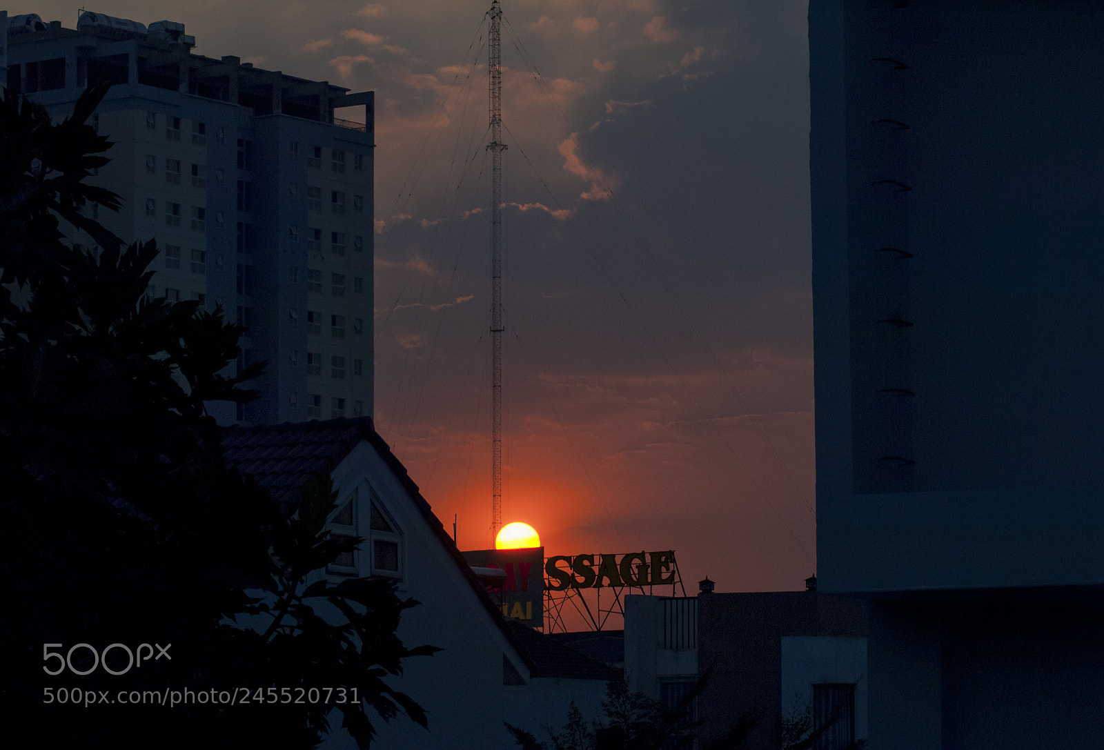 Nikon D2X sample photo. Sunset photography
