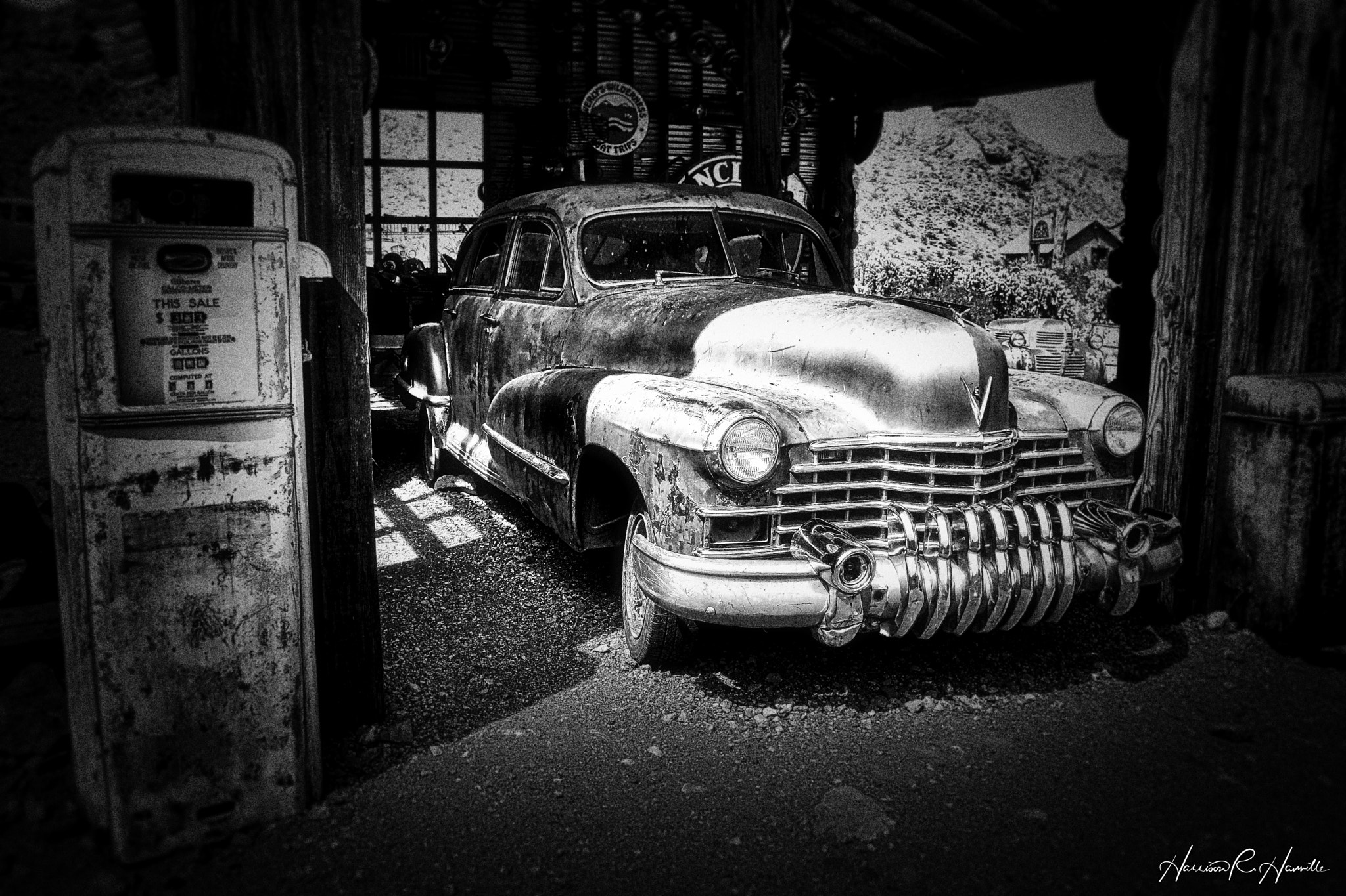 Hasselblad Lunar sample photo. Big bad cadillac photography