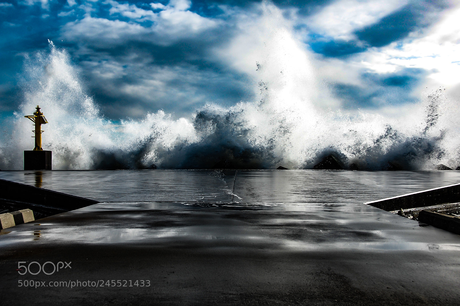 Nikon D40 sample photo. 「raging waves」 photography