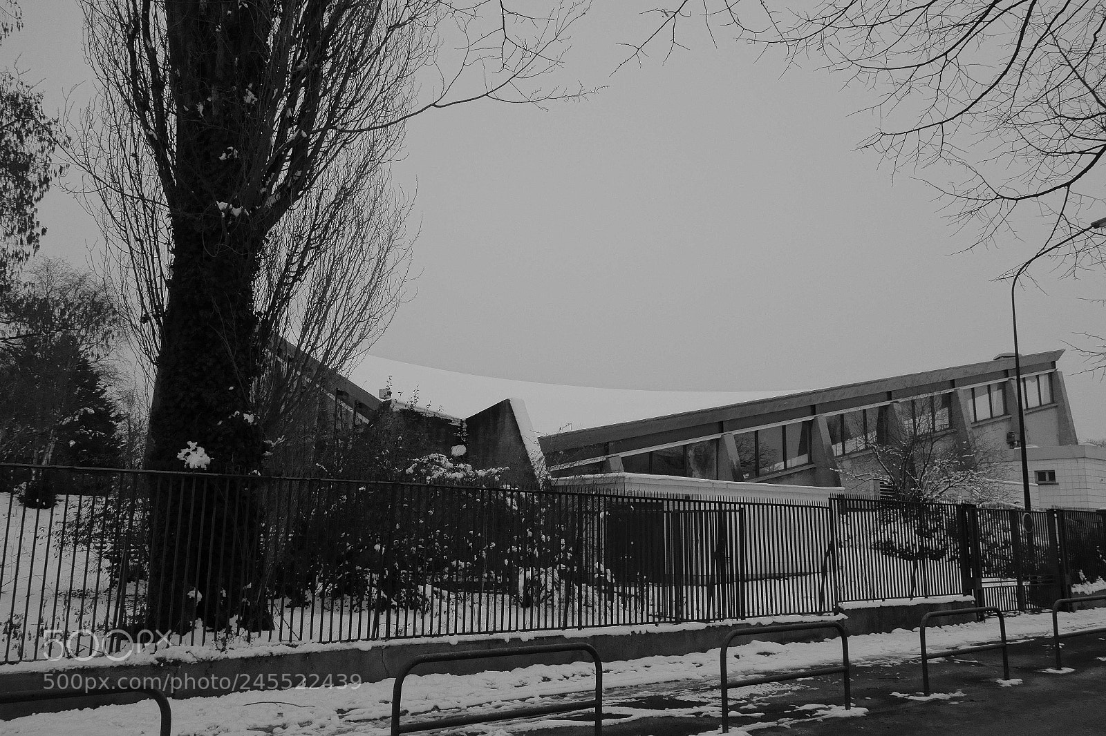 Sony Cyber-shot DSC-RX100 sample photo. La piscine en hiver photography