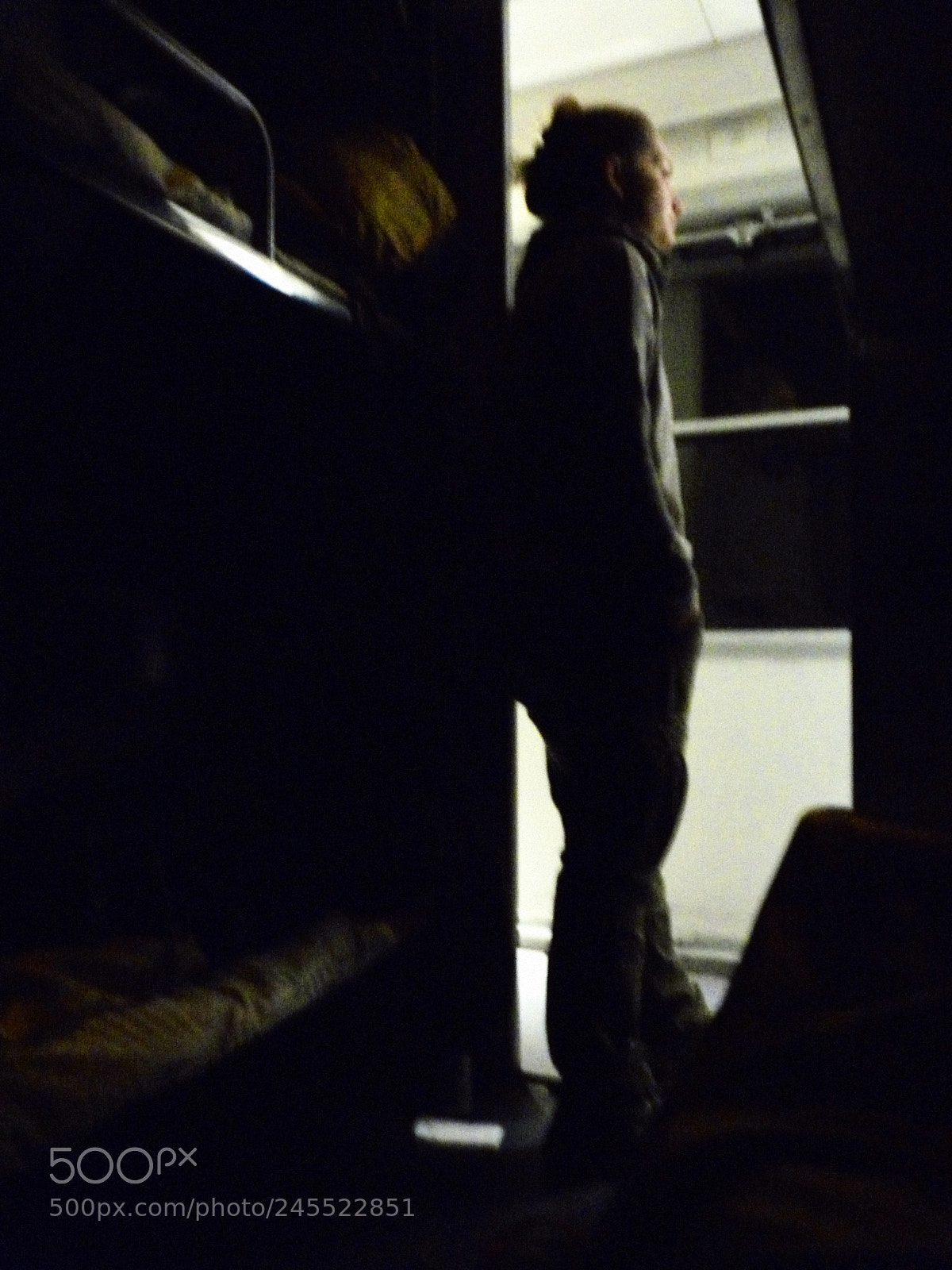 Panasonic Lumix DMC-FZ28 sample photo. Night train hue to photography