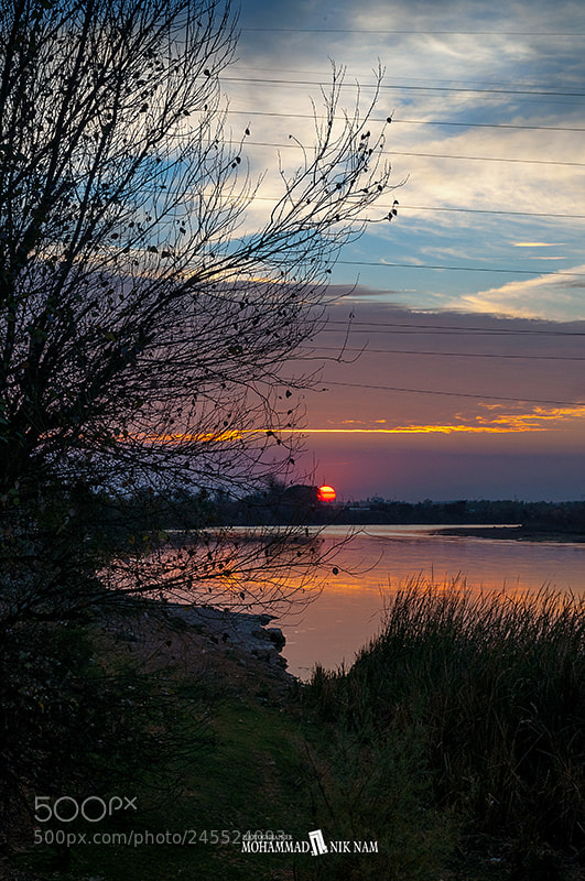 Nikon D5000 sample photo. Sunset photography