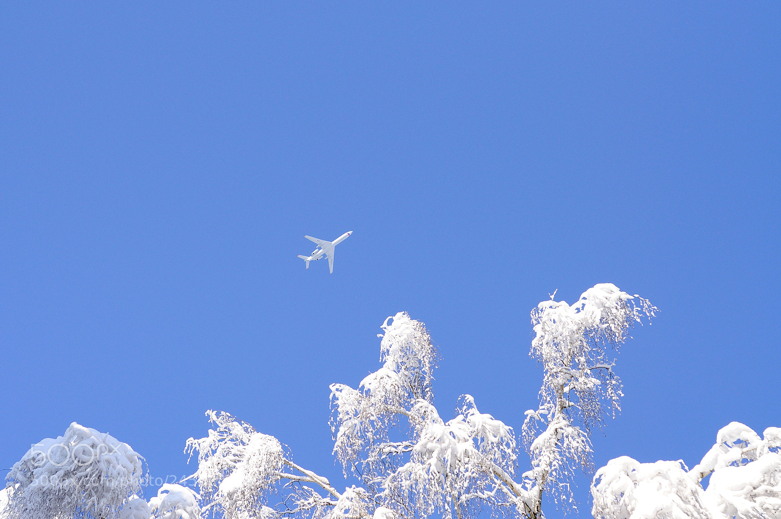 Nikon D5000 sample photo. Plane photography