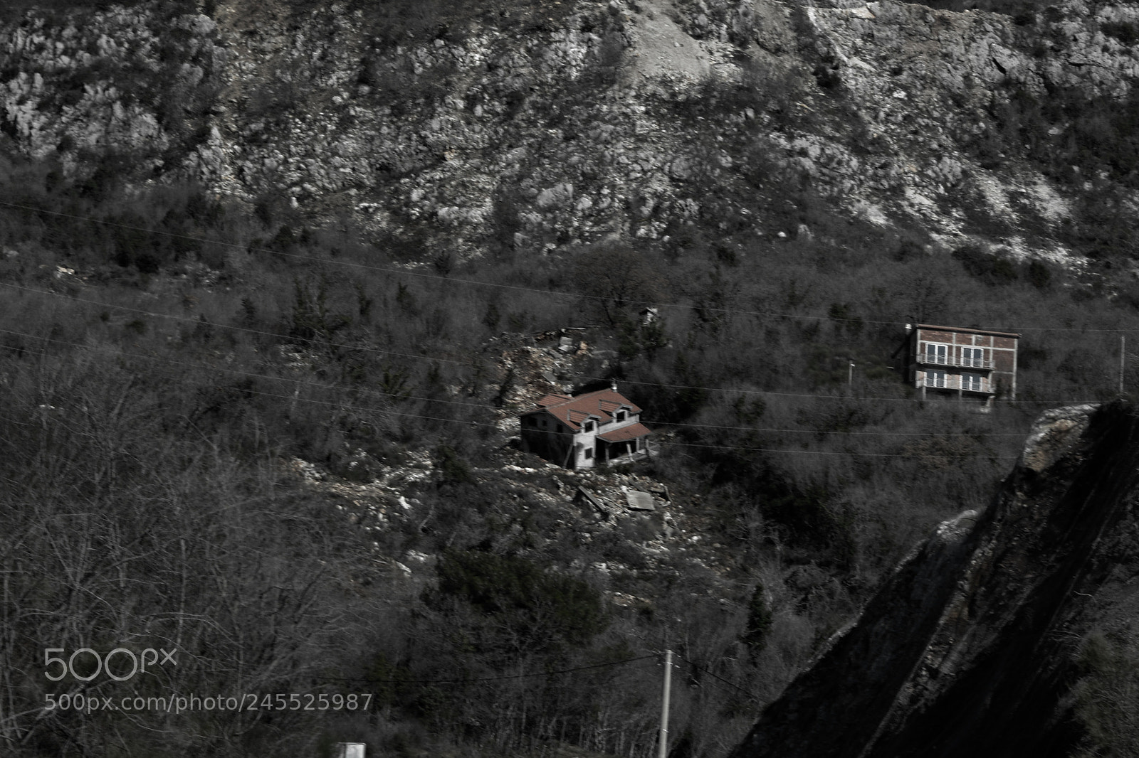Nikon D7100 sample photo. Falling house photography