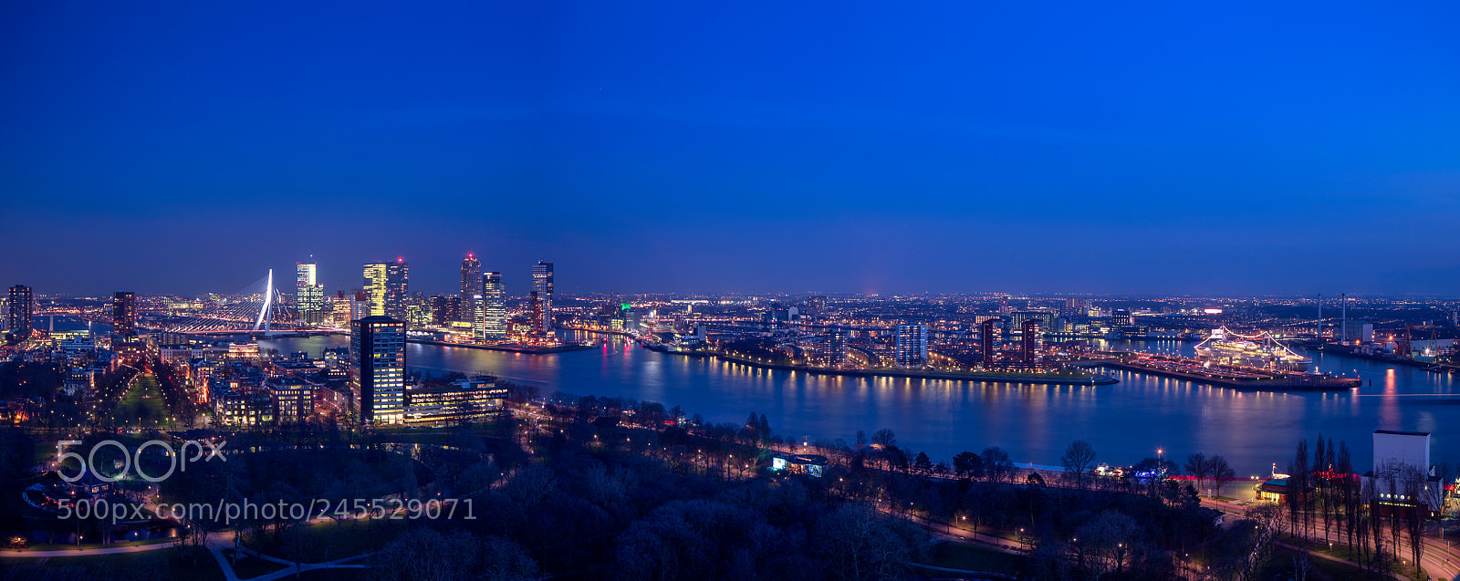 Canon EOS 6D Mark II sample photo. Skyline of rotterdam photography