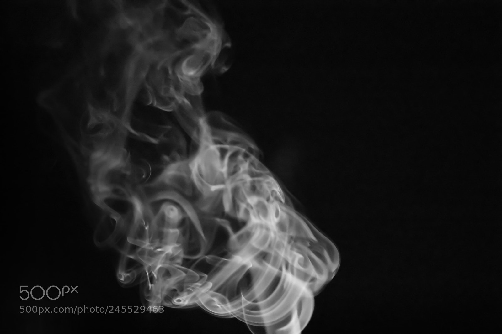 Nikon D3400 sample photo. Black and white smoke photography