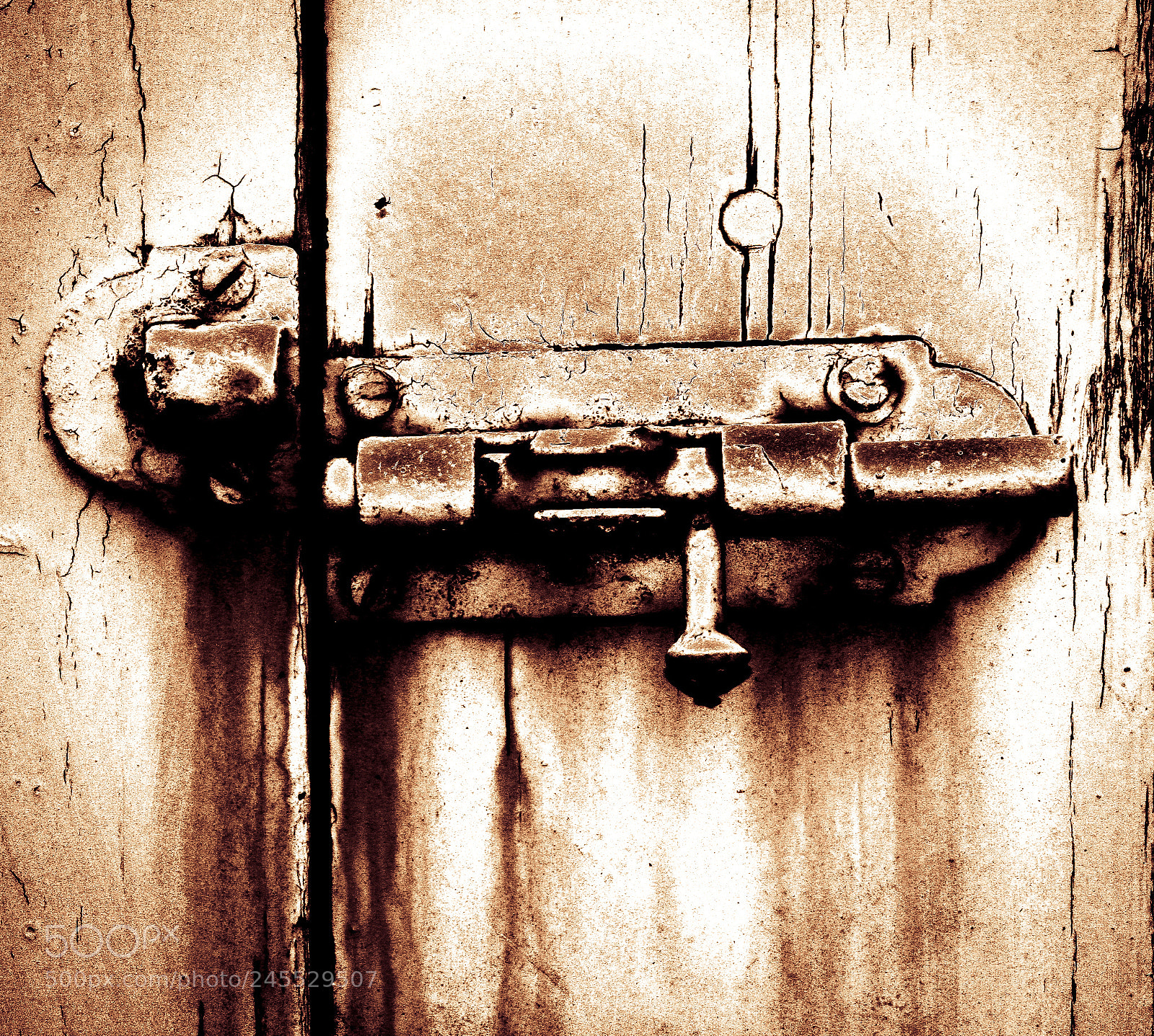 Canon EOS 40D sample photo. Rusty latch loquet rouill photography
