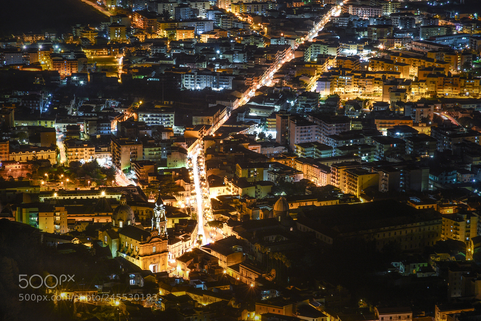 Nikon D7200 sample photo. Maddaloni by night photography