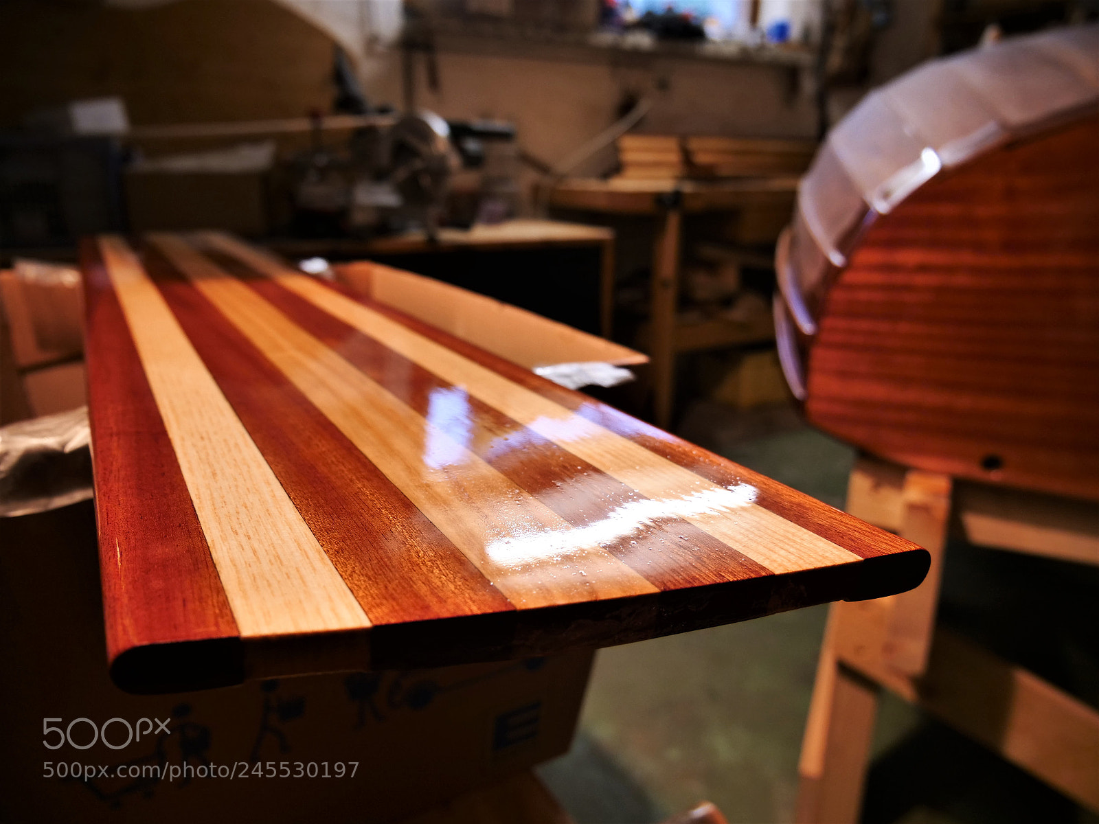 Panasonic Lumix DC-GH5 sample photo. Varnishing the dinghy photography