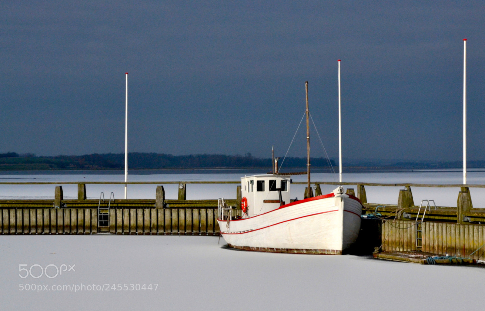 Nikon D3100 sample photo. Icy boat roskilde photography