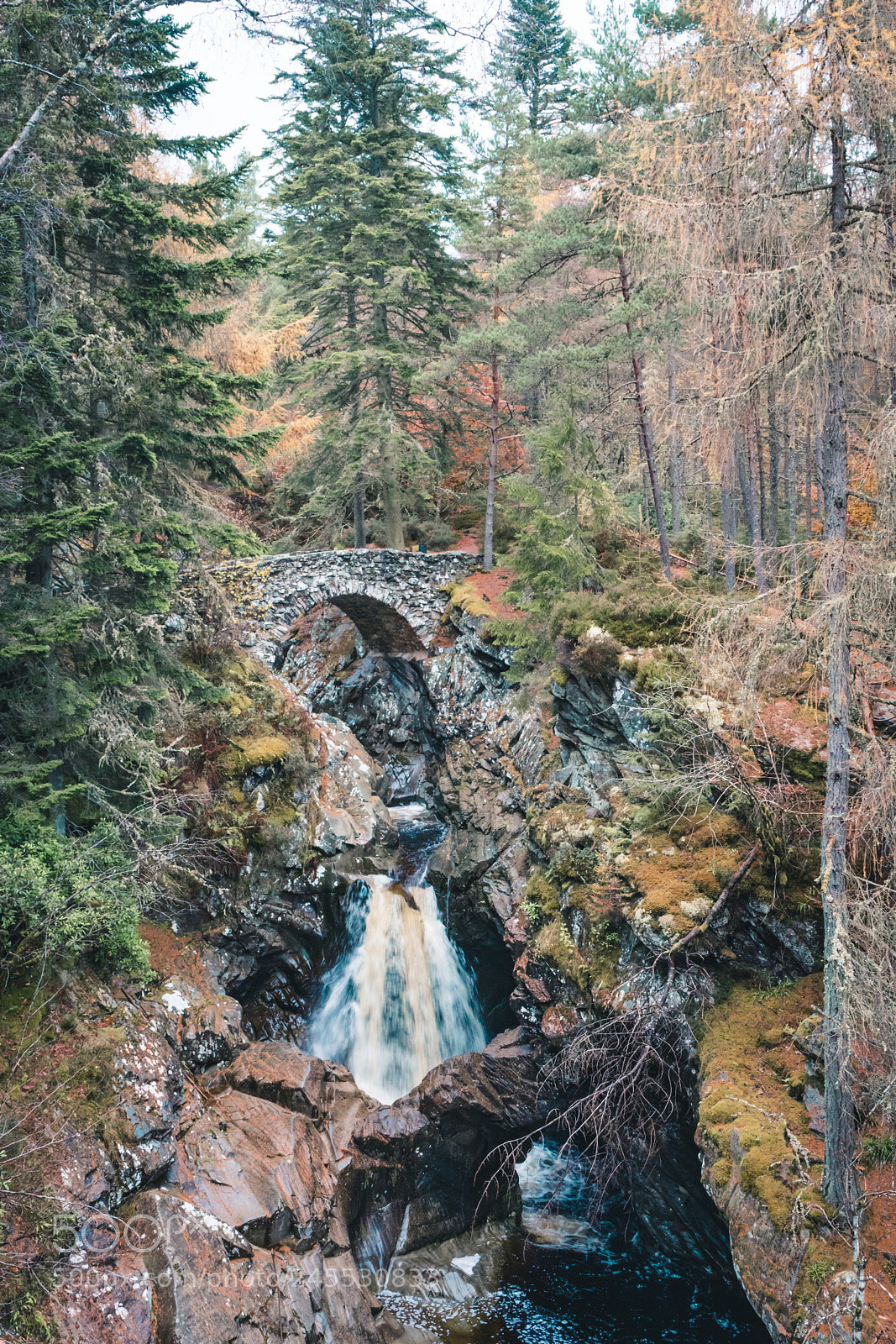 Sony a7 II sample photo. The falls of bruar photography